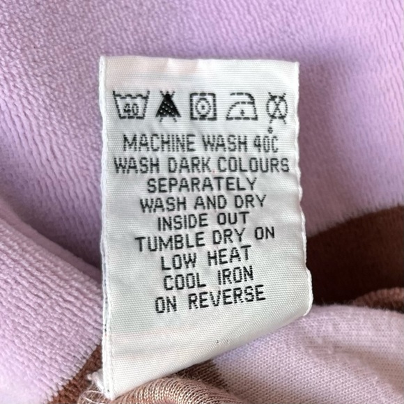 •Mini Boden• Striped Terry Cloth Hooded Swim Coverup - Size 5-6 - Picture 7 of 9